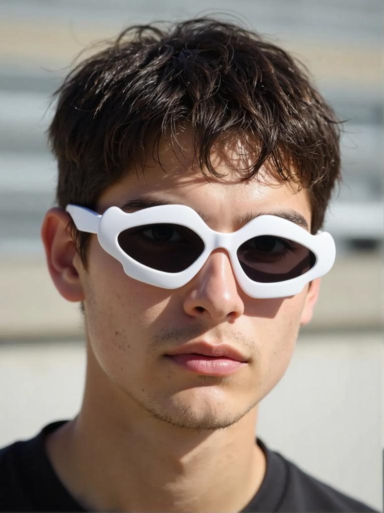 Fashion sunglasses mouth shape funny personality fashion sunglasses travel driving glasses.