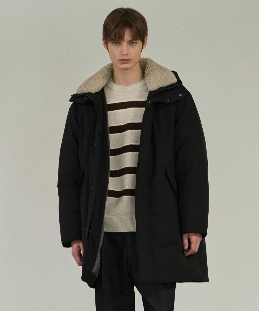 Mindbridge Do Good_Detachable Fur Hood Long Down Jumper