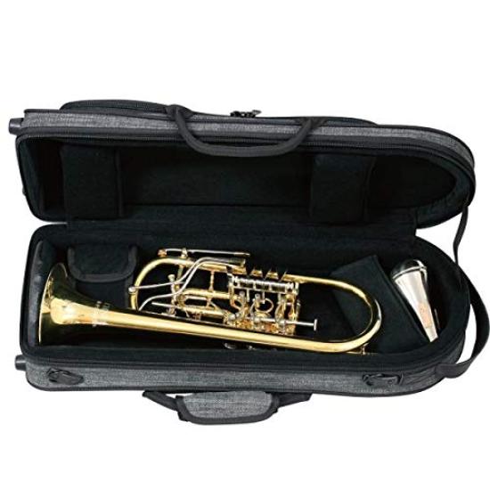 Kikutani Trumpet Case Tweed Brown TR-Tweed