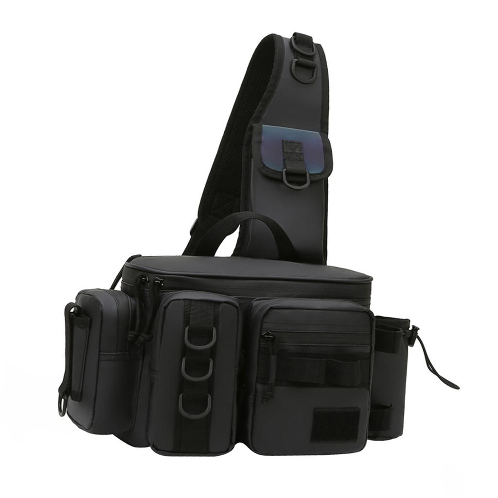 Multifunctional Fishing Bag Multi-Pocket Fishing Backpacks Fishing Tackle Storage Bag for Fishing Outdoor Camping Hiking