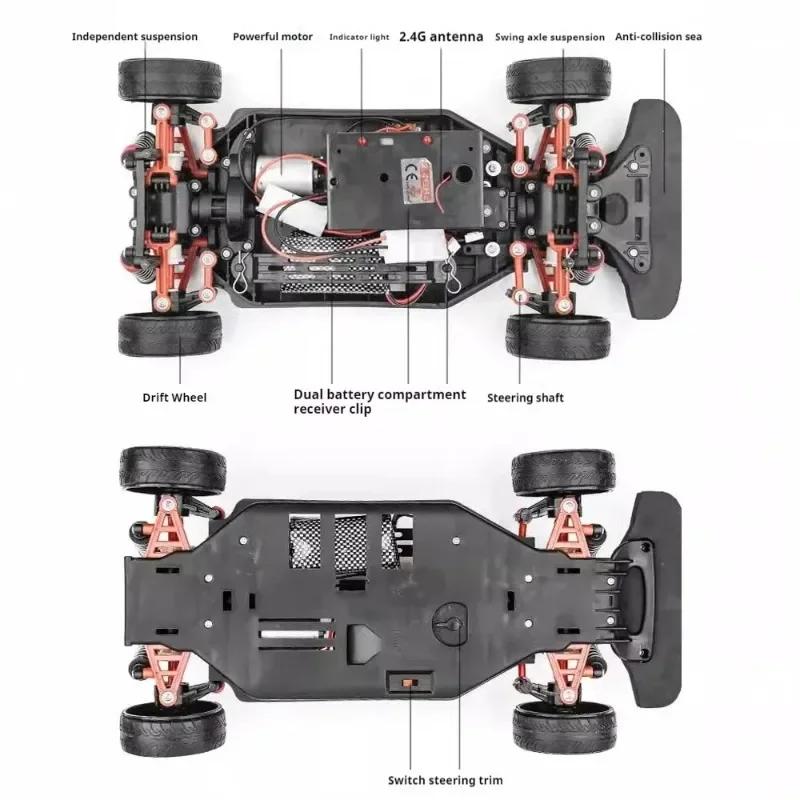 AAYC1 46cm super large rc drift car,70km/h high-speed 4WD off-road rc cars for adults,1:10 remote control car toy,kids toys,funny gift