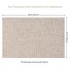 Woven PVC Placemats Heat Resistant Non-Slip Place mats for Dining Table Washable Durable Vinyl Table Mats