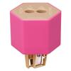 Shachihata Twin Pet Bottle Cap Pencil Sharpener Attachment ZKC-W2/H Pink