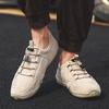 Soft Sole Lightweight Shoes Outdoor Jogging Anti-Slip Wearable Comfort Shoes Genuine Leather Men Loafers Casual Shoes Sneakers