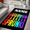 Custom personalization Sprunki themed Area Rug - Perfect For Kitchen, Bathroom,Laundry Room Decor Large Size Available,Gift All Seasons