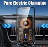 Caricabatterie Wireless Veloce per Auto da 66W Supporto a Morsetto Automatico Porta Telefono per Bocchetta d'Aria