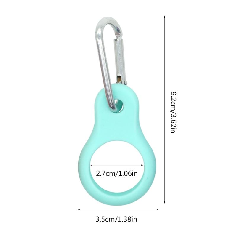 3Pcs Portable Water Bottle Carrying holder Silicone Hanging buckles Secure Water Bottle Holder with Carabiner Belt Clip