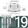 60-Teeth 5M Timing Pulley, T-Slot Width 16/21/27mm, BF Type Stepped with Machined Hole 6-20mm