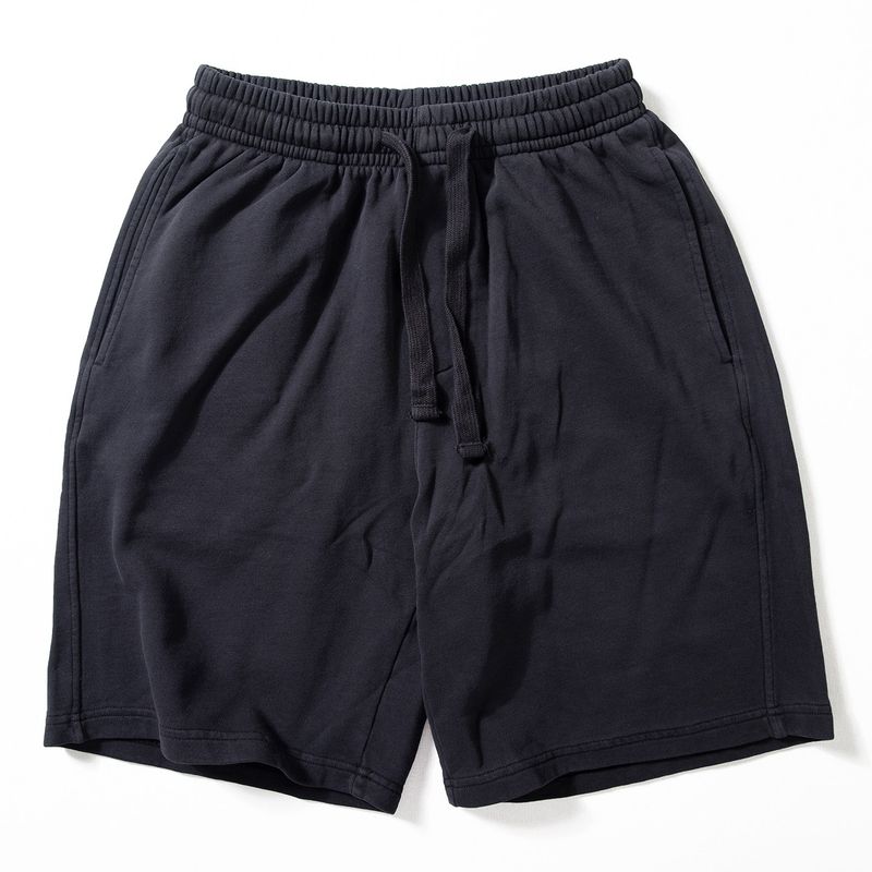 Japanese-Style Men's Summer Shorts, Heavy-Duty Washed Vintage Cotton Terry Sweatpants, Fashionable Loose Straight Five-Point Pants