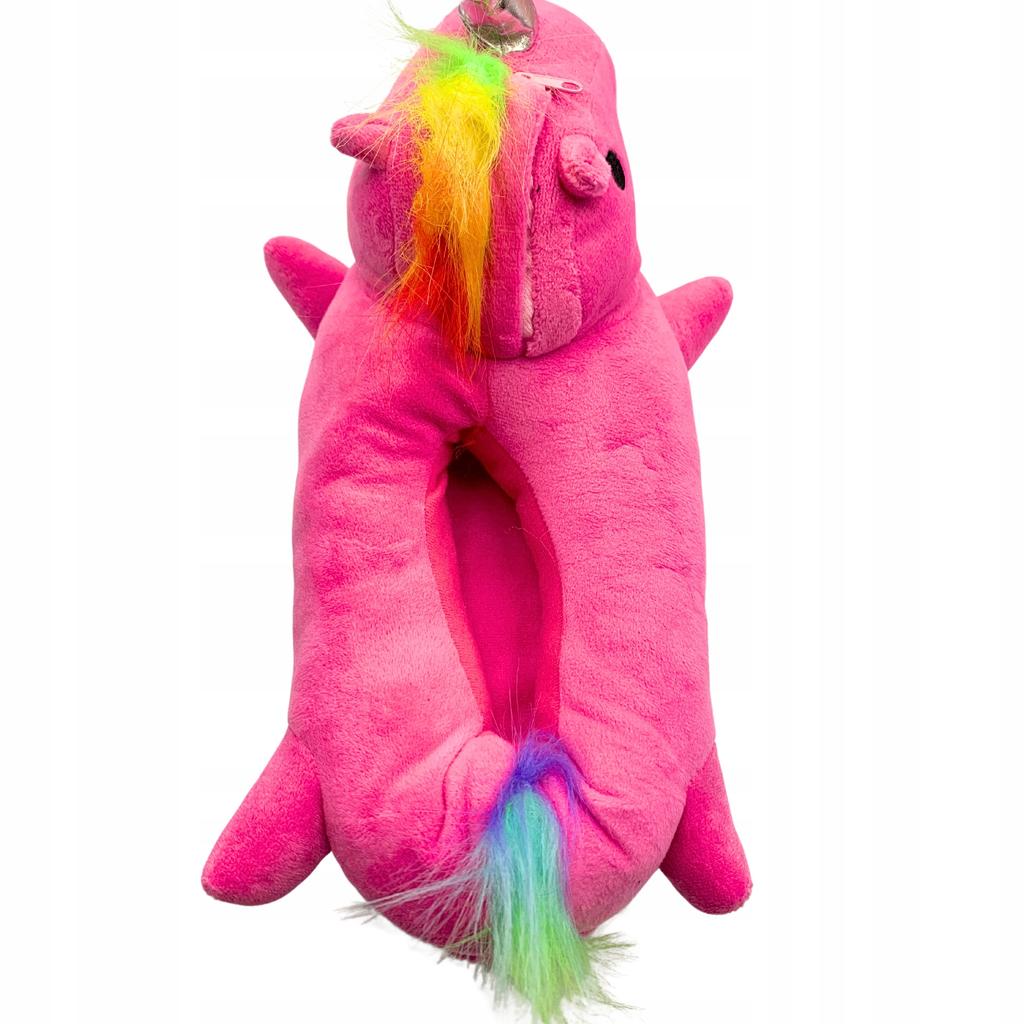 Unicorn Rainbow Winter Slippers For Women, Children, Warm 35-38