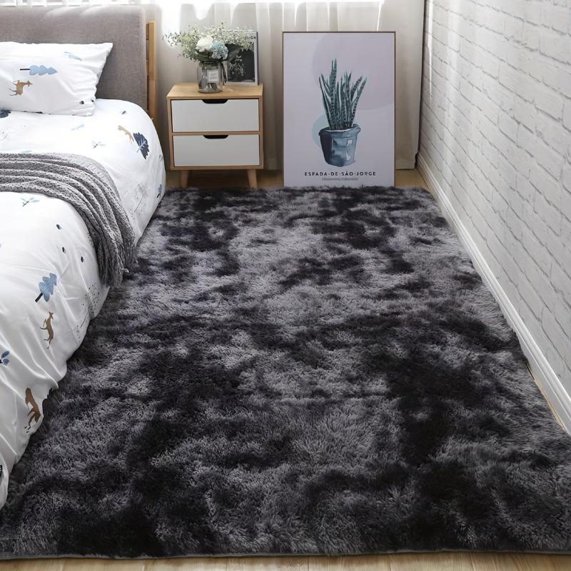 Soft, High Density, Comfortable 4.01cm Thick Anti-slip Stability Tassel Shaggy Carpet for Bedroom
