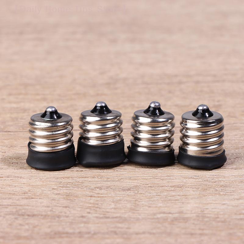 2Pcs E17 To E12/ E14 Lamp Holder Led Lighting Light Base Converter Screw Bulb Socket Adapter LED Saving Light Halogen Lamp Head