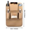 Obbarde Car Seat Back Organizer Storage Bag Compatible with Mercedes BMW Leather Waterproof Kick Mat