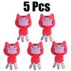 25cm 8 Adet Gabby'nin Oyuncak Evi Peluş Oyuncak Çizgi Film Dolgulu Hayvan Deniz Kızı Kedi Deniz Kızı Peluş Bebek Çocuk Noel Hediyesi