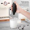 Home Kitchen Handheld Milk Frother With 304 Stainless Steel Beater For Coffee And Egg Mixing