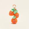 Scallions Jinnew Carrots Cartoon Vegetables Overlapping Plush Dolls Keychains