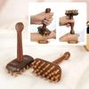 1Pcs Portable Sandalwood Gua Sha Massage Brush Wooden Tool for Meridian Therapy On Head, Neck, Abdomen, Legs, and Body