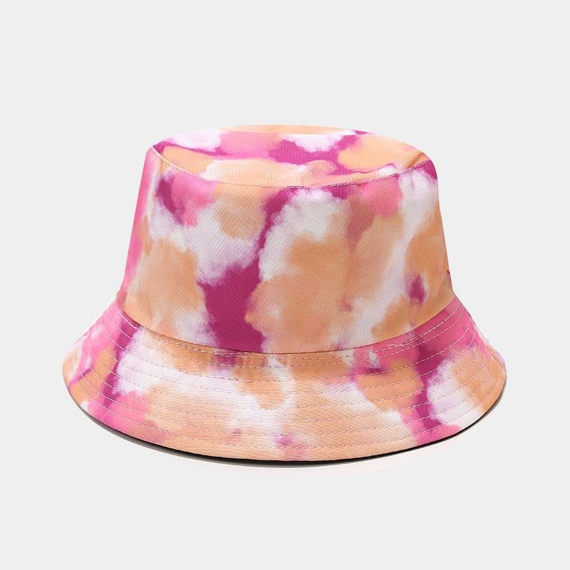3D Printed Pattern Fisherman Hat Tie Dye Double-sided Basin Hat for Men Women Summer Outdoor Sun Protection Sunshade Hat