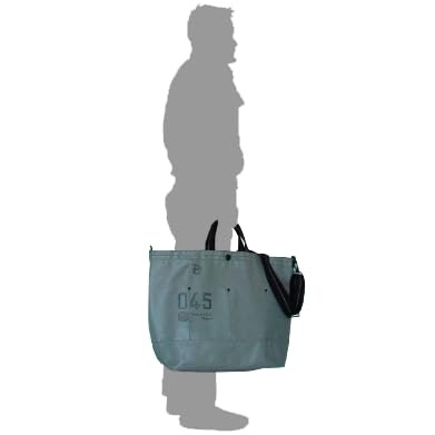 Canvas M24A3 Musette Grande Tote Bag [Yokohama Bag] (NAVY)