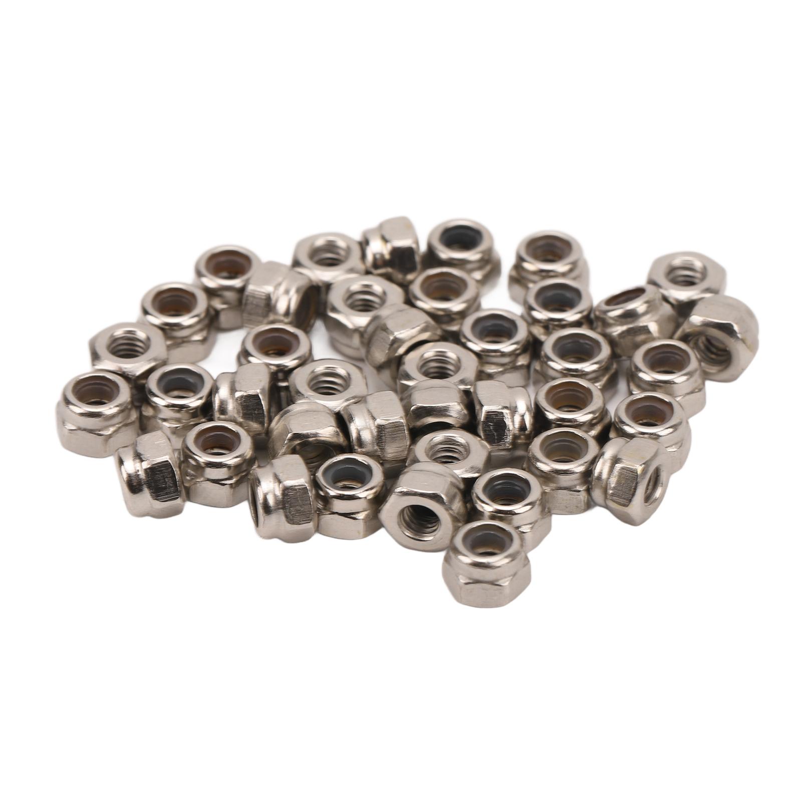 

40Pcs RC Wheel Lock Nut Iron M2.5 Hex Accessory Set Kit for Traxxas 118 Climbing Car