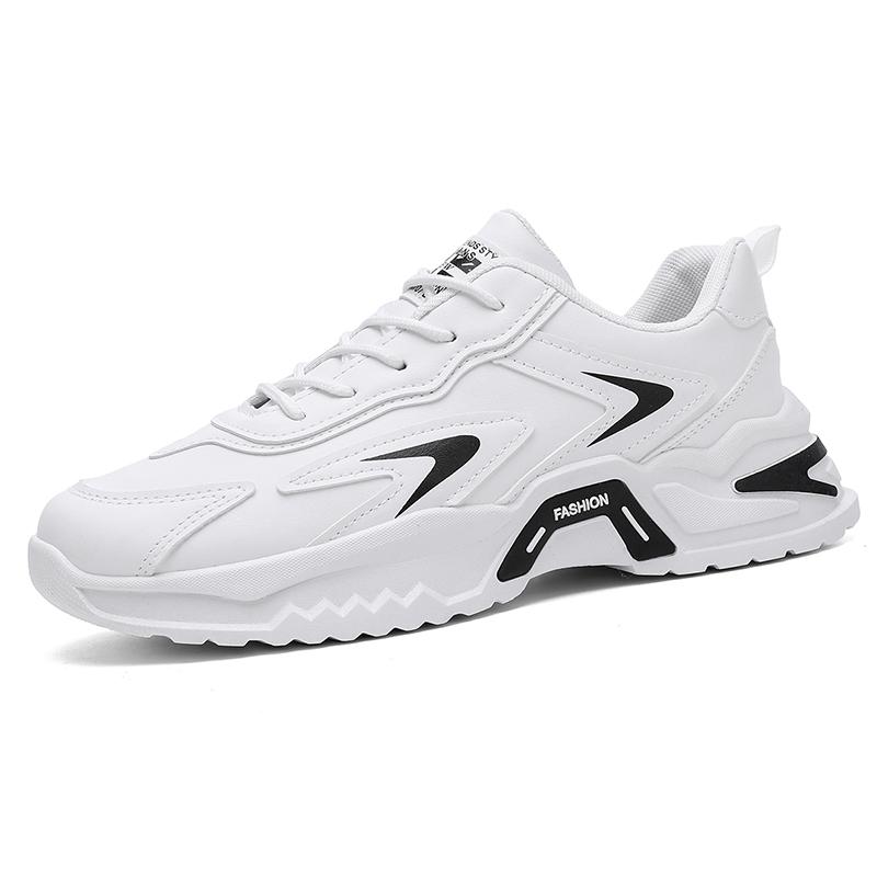 Men's Thick Sole Casual Sports Shoes Summer New Soft Sole Non-slip Outdoor Running Shoes Fashion Student Sneakers Walking Shoes