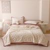 Summer Quilt French Style Comforter Quilt Flora Lace Household Machine Washable Suitable Cool And Refreshing  Blanket