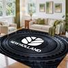 New Holland Design Crystal Velvet Rug Soft Decorative Mat for Bedroom Entrance