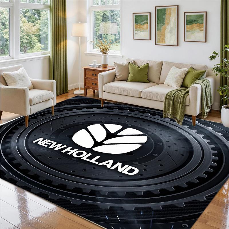New Holland Design Crystal Velvet Rug Soft Decorative Mat for Bedroom Entrance