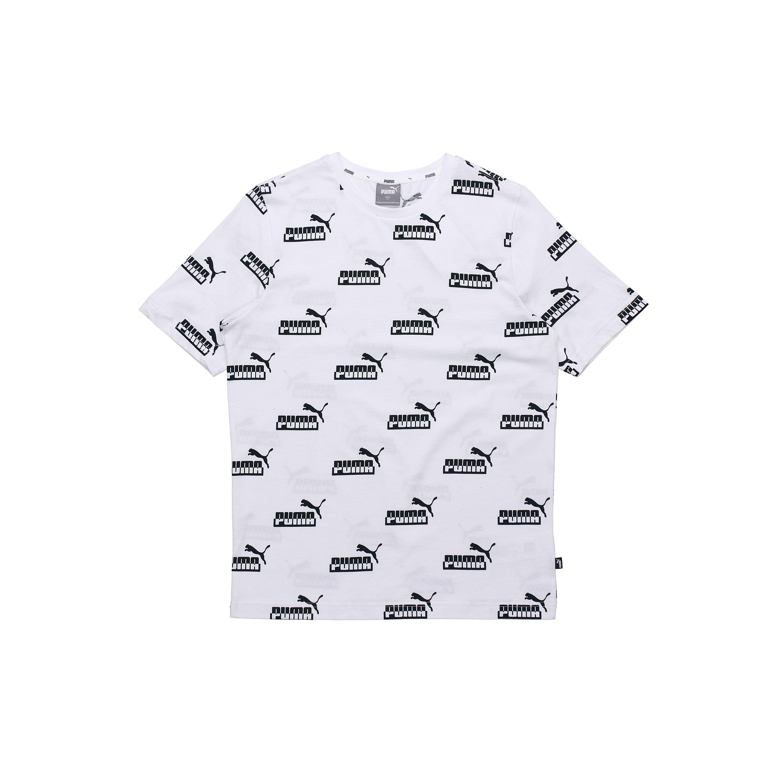 PUMA AOP T-Shirt  White  Men s 855984-02 XL