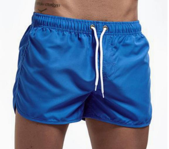Blue Summer Surf Shorts for Men Women Short Length Beach Shorts