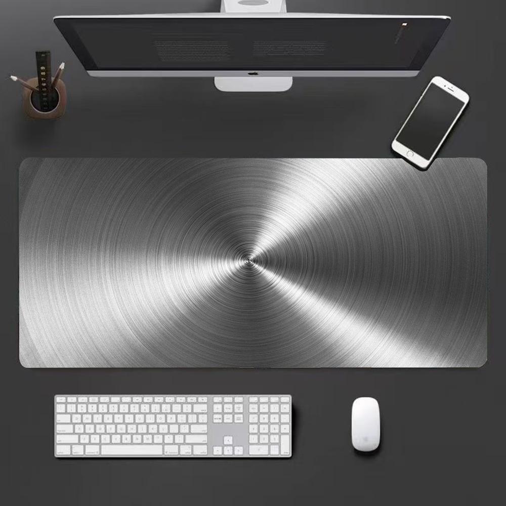 Metal Mouse Pad large keyboard mouse desk pad nonslip rubber gaming mouse pad laptop mouse carpet