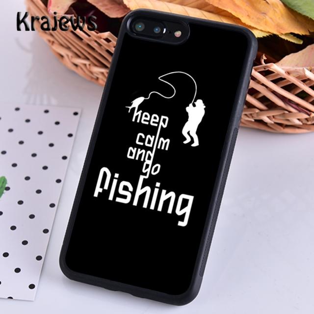 Krajews Hunting Fishing art fish box Phone Case Cover For iPhone 17 Air 16 15 14 plus 11 12 13 pro max coque Fundas