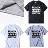 Elegante T-shirt Black Lives Matter Anti Racismo Para Unissexo Uso Casual E Conforto