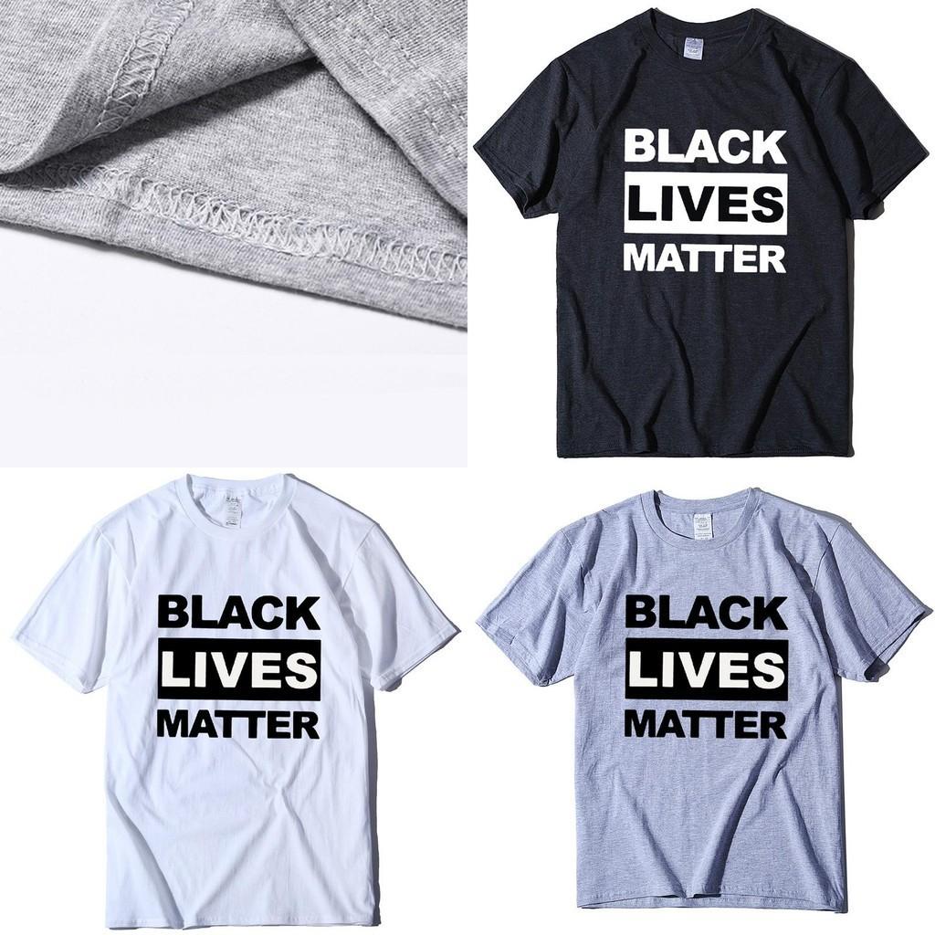 Elegante T-shirt Black Lives Matter Anti Racismo Para Unissexo Uso Casual E Conforto