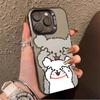 Phone Case Line Puppy Printing for Oppo Reno14 Reno13 Reno12 Reno11 Reno10 Reno8 Reno7 Reno6 Reno5 Pro Plus 5G Matte Back Cover