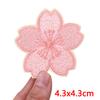 Cherry Blossoms Mount Fuji Patch Cartoon Japan Anime Embroidered Patch Iron On Patches For Clothing Thermoadhesive Patches DIY
