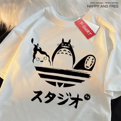 Japanese Tor.o Cute Styleprint Women Tees Cotton Normcore T Shirt Letter Daily T Shirts Personality Novelty Short Sleeved