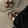 Summer Women Slippers Flat Clip Toe Flip Flops Outdoor Casual Non-slip Beach Slippers 2025 Fashion Female Soft Sole Sandals