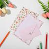 54Pcs Stationary Paper and Envelopes, Letter Writing Paper, Cute Writing Stationery Warm Floral Themed Stationary Kit, Lined Papers for Invitations