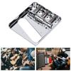 Electric Guitar Saddle Bridge 3‑Saddle Fixed for TL Set Replacement Electric InstrumentSilver