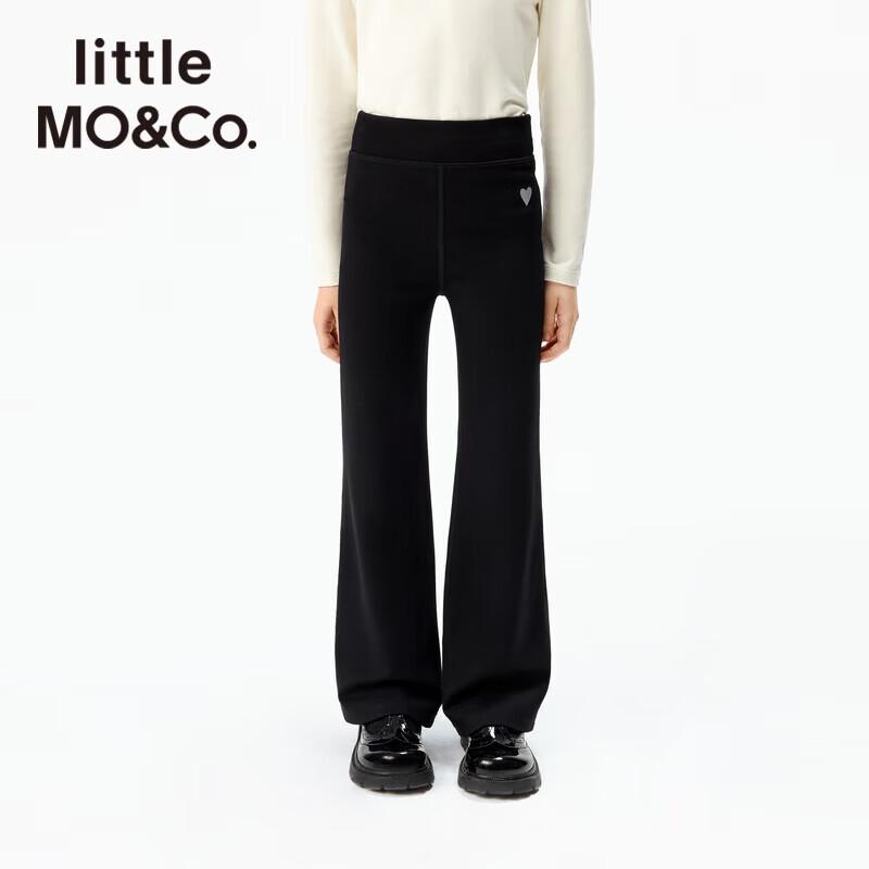 Little MO&Co. Girls Flared Printed Stretch Pants