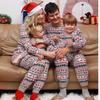 Conjunto de Pijama Combinando Pai-Filho de Natal Europeu Americano