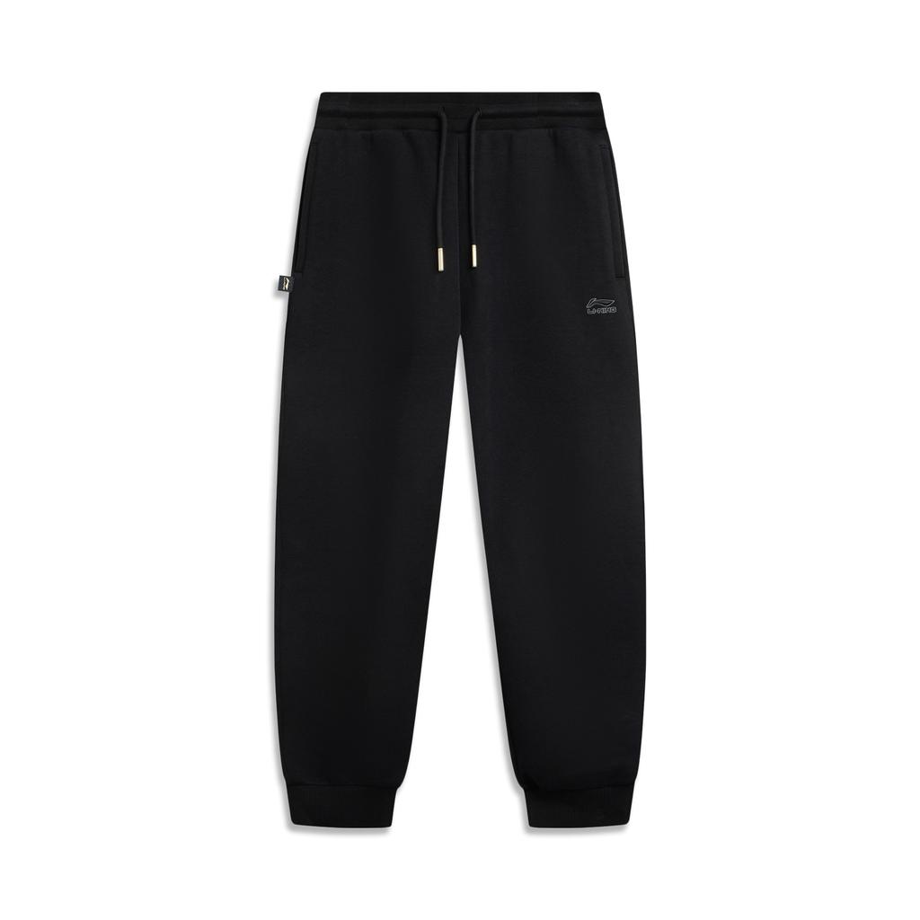 Li Ning Sports Trend Series Logo Embroidered Letter Knitted Sports Pants Men pants AKLW067-2