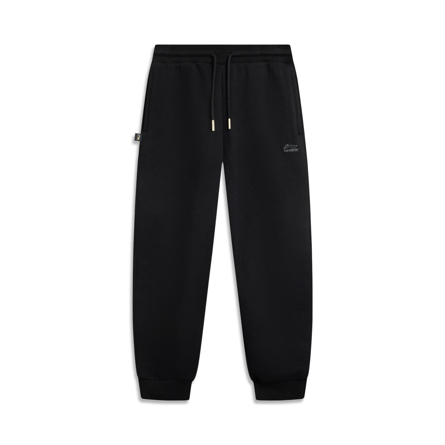 

Li Ning Sports Trend Series Logo Embroidered Letter Knitted Sports Pants Men pants AKLW067-2 L