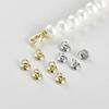 Multipurpose Pearls Clasp Endings Stylish Pearls Ends Strong Alloy Clasps for Beading and Clothing Embellishment