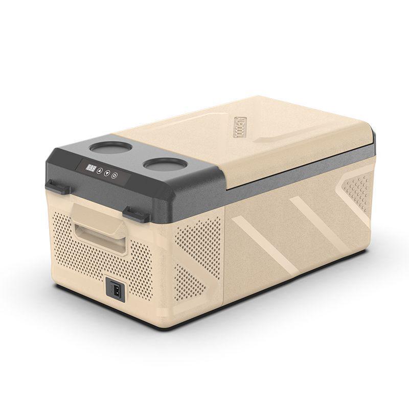 Ice Tiger Dual-Use Car & Home Compressor Fridge, 12V/24V, Portable Truck Sleeper Freezer.