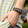 one piece anime 2D peripheral bracelet handmade retro cowhide accessories bracelet designed for men European plus American Xmas gifts