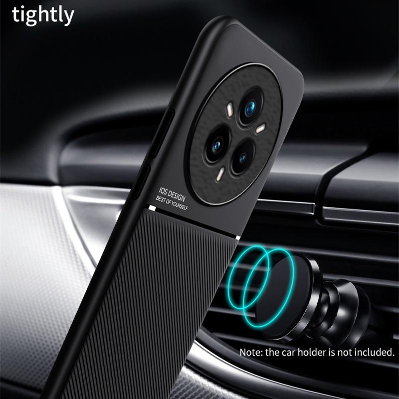 For realme 14 Pro 5g Case Luxury Soft Leather Phone Cases for Oppo realmi 14 pro plus realme14pro+ Car Magnetic Holder Cover