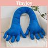 Nordic Creative Funny Blue Hand Shape Plush Pillow Gift For Girls And Boys