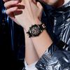 Men's Silicone Polygonal 3-Lens Watch: Quartz, Waterproof, Analog Display, Calendar, Easy-to-Read Large Dial, Casual and Everyday Wear - Perfect for